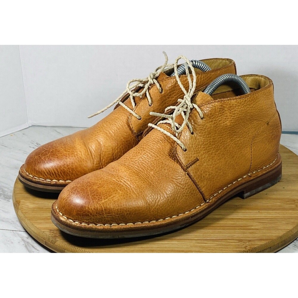 Cole Haan Barron Chukka Boots Mens Size 7.5M Brown Leather Lace Up Dress Shoes
